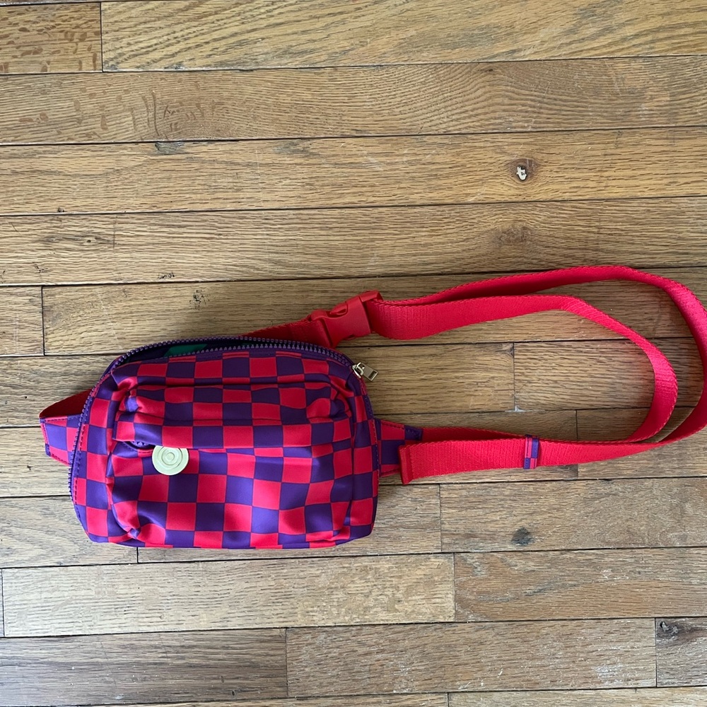 Rowing Blazers x Target - Red & Purple Checkered Belt Bag